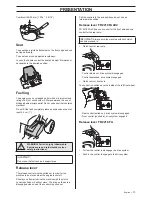 Предварительный просмотр 13 страницы Jonsered FR2216 FA2 Operator'S Manual