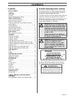 Preview for 3 page of Jonsered GC 2125 Operator'S Manual