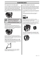 Preview for 19 page of Jonsered GR 2026 CL Operator'S Manual