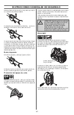 Preview for 47 page of Jonsered GT 2228 Operator'S Manual