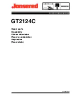 Preview for 1 page of Jonsered GT2124CGT2124C Spare Parts