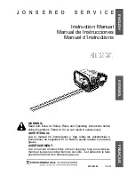 Jonsered HT 2121 Instruction Manual preview