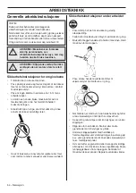 Предварительный просмотр 54 страницы Jonsered HT2218 Operator'S Manual