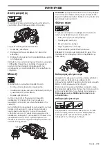 Предварительный просмотр 259 страницы Jonsered HT2218 Operator'S Manual