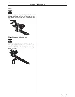 Предварительный просмотр 19 страницы Jonsered HTE2123 Operator'S Manual