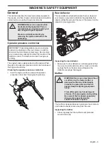 Preview for 9 page of Jonsered L2621 Operator'S Manual