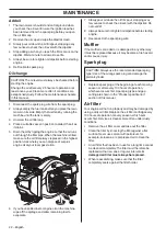 Предварительный просмотр 22 страницы Jonsered L4621 Operator'S Manual