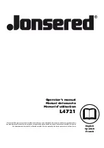 Preview for 1 page of Jonsered L4721 Operator'S Manual