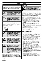 Preview for 2 page of Jonsered L4721 Operator'S Manual