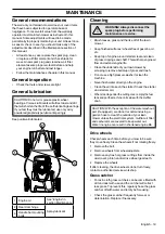 Preview for 19 page of Jonsered L4721 Operator'S Manual