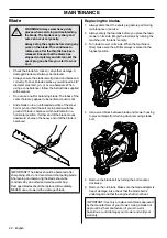 Preview for 22 page of Jonsered L4721 Operator'S Manual