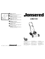 Jonsered LM2150 Instruction Manual preview