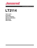 Jonsered LT2114 Spare Parts preview