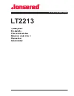 Preview for 1 page of Jonsered LT2213 Spare Parts