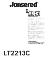 Preview for 1 page of Jonsered LT2213C Instruction Manual