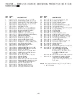 Предварительный просмотр 16 страницы Jonsered LT2216 CM Spare Parts