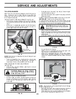 Предварительный просмотр 20 страницы Jonsered LT2216 Operator'S Manual