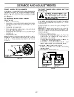 Предварительный просмотр 22 страницы Jonsered LT2216 Operator'S Manual