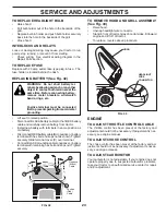 Предварительный просмотр 23 страницы Jonsered LT2216 Operator'S Manual