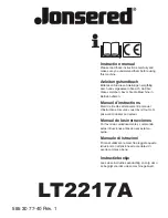 Jonsered LT2217A Instruction Manual предпросмотр