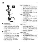 Предварительный просмотр 20 страницы Jonsered LT2217A Instruction Manual