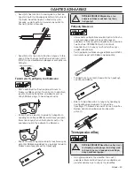 Preview for 43 page of Jonsered PA 1100 Operator'S Manual