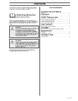 Preview for 3 page of Jonsered SR600 Operator'S Manual