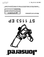 Preview for 40 page of Jonsered ST 1153 EP Operator'S Manual