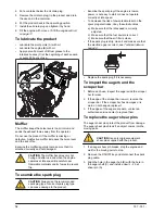 Preview for 16 page of Jonsered ST2261e Operator'S Manual