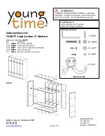 Предварительный просмотр 1 страницы Jonti-Craft Young Time Coat Locker 7106YT Instructions