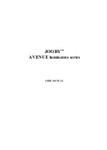 JOOBY Avenue 3K Series User Manual предпросмотр