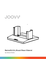 Preview for 1 page of Joovv Retrofit Boot Floor Stand Quick Start Manual