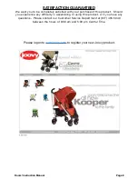 Preview for 9 page of Joovy 70X Series Instruction Manual