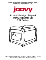 Предварительный просмотр 1 страницы Joovy 75X Series Instruction Manual