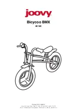 Предварительный просмотр 1 страницы Joovy Bicycoo BMX 0014X Owner'S Manual