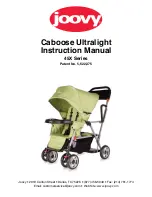 Joovy Caboose Ultralight 45X Series Instruction Manual preview