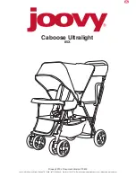 Joovy Caboose Ultralight 85X Instruction Manual preview