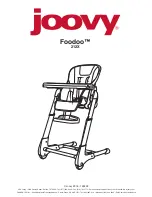 Joovy Foodoo 212X Instructions Manual preview