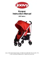 Joovy Kooper 30X Series Instruction Manual предпросмотр