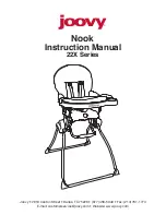 Joovy Nook 22X Series Instruction Manual preview