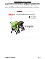 Предварительный просмотр 7 страницы Joovy Nook 22X Series Instruction Manual