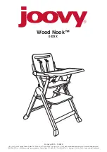 Joovy Wood Nook Instruction Manual предпросмотр