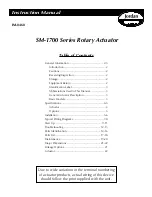 Preview for 1 page of JORDAN CONTROLS SM-1715 Instruction Manual