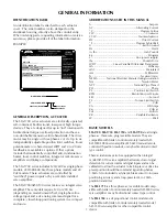 Preview for 3 page of JORDAN CONTROLS SM-1715 Instruction Manual