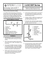 Предварительный просмотр 1 страницы Jordan Valve STERIFLOW CSDT Series Installation & Maintenance Instructions