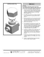 Предварительный просмотр 2 страницы Jordan Valve STERIFLOW CSDT Series Installation & Maintenance Instructions