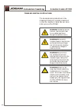 Preview for 28 page of JOSAM JH1500 Instructions For Use Manual