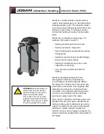 Preview for 6 page of JOSAM JH400 Instructions For Use Manual