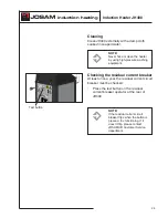 Preview for 25 page of JOSAM JH400 Instructions For Use Manual