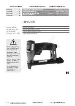 Preview for 1 page of Josef Kihlberg 126365 Operating Instructions Manual